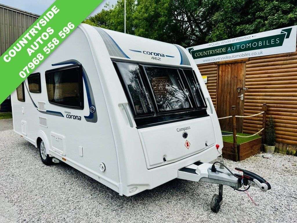 A 2015 COMPASS CORONA 462 CORONA COMPASS 462 LUXURY 2 BERTH CARAVAN MOTOR MOVER # SOLAR # ALLOYS A 2015 COMPASS CORONA 462 CORONA COMPASS 462 LUXURY 2 BERTH CARAVAN MOTOR MOVER # SOLAR # ALLOYS
