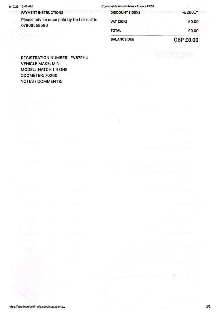 2007 MINI HATCH 2007 MINI HATCH