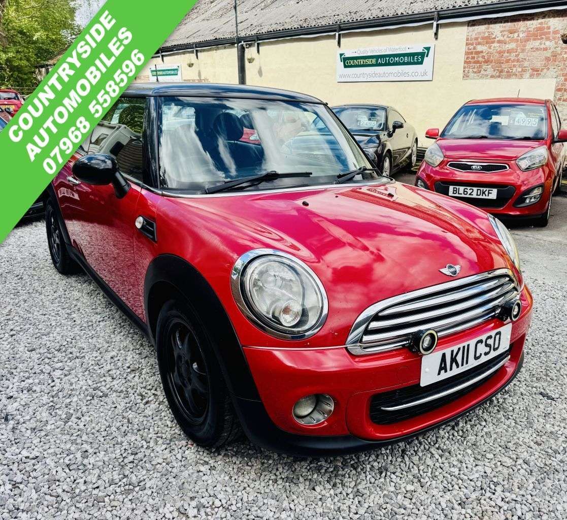 A 2011 MINI HATCH 1.6 One Hatchback 3dr Petrol Manual Euro 5 (98 ps) NEW MOT A 2011 MINI HATCH 1.6 One Hatchback 3dr Petrol Manual Euro 5 (98 ps) NEW MOT