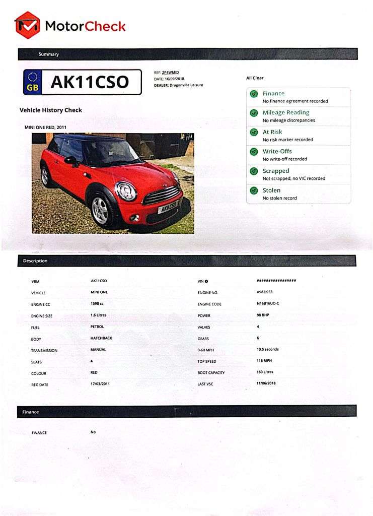 2011 MINI HATCH 2011 MINI HATCH