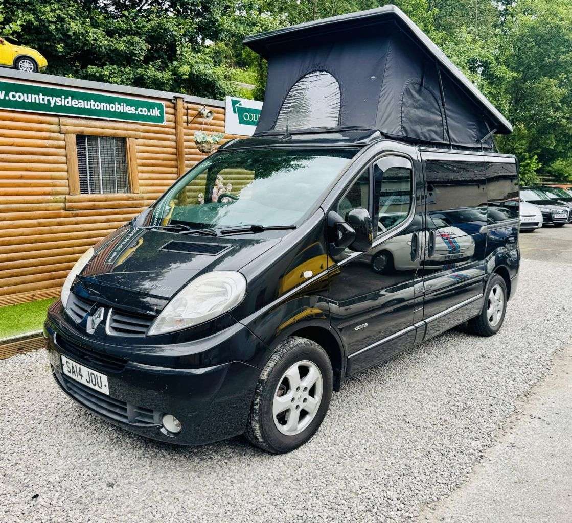 A 2014 RENAULT TRAFIC 2.0 dCi SL27 Sport Countryside Kampa 4 berth campervan POP TOP # ROCK N ROL A 2014 RENAULT TRAFIC 2.0 dCi SL27 Sport Countryside Kampa 4 berth campervan POP TOP # ROCK N ROL