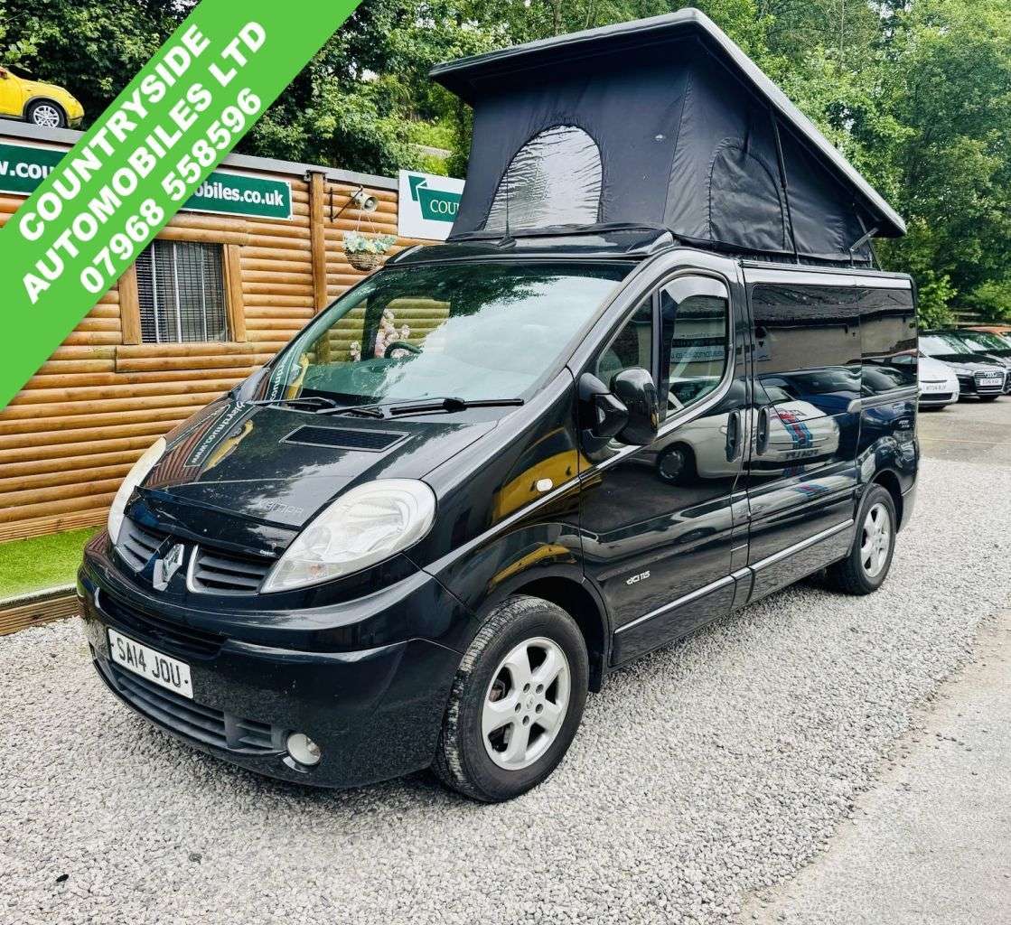 A 2014 RENAULT TRAFIC 2.0 dCi SL27 Sport Countryside Kampa 4 berth campervan POP TOP # ROCK N ROL A 2014 RENAULT TRAFIC 2.0 dCi SL27 Sport Countryside Kampa 4 berth campervan POP TOP # ROCK N ROL