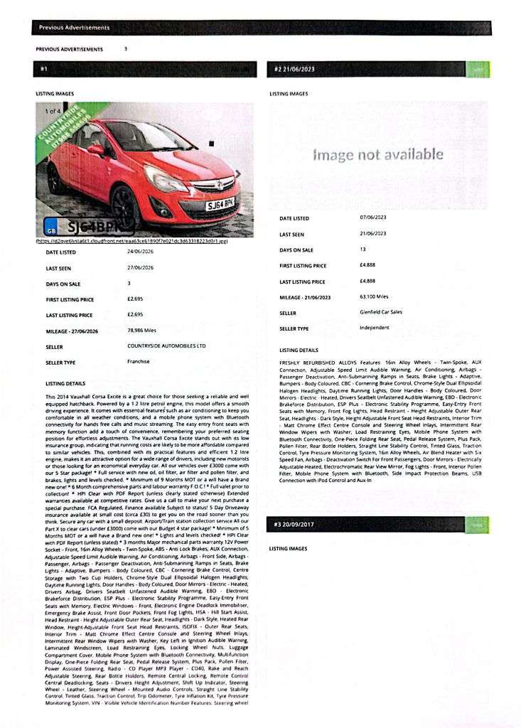 2014 VAUXHALL CORSA 2014 VAUXHALL CORSA