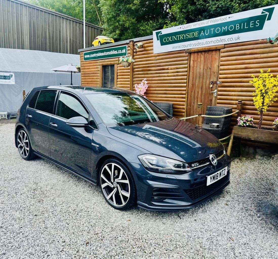 A 2018 VOLKSWAGEN GOLF 2.0 TDI GTD Hatchback 5dr Diesel DSG Euro 6 (s/s) (184 ps) ISAAC BLUE STEEL A 2018 VOLKSWAGEN GOLF 2.0 TDI GTD Hatchback 5dr Diesel DSG Euro 6 (s/s) (184 ps) ISAAC BLUE STEEL