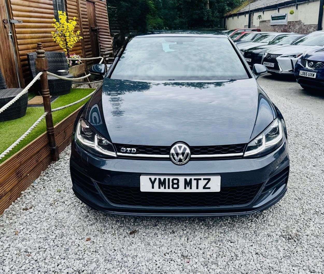 A 2018 VOLKSWAGEN GOLF 2.0 TDI GTD Hatchback 5dr Diesel DSG Euro 6 (s/s) (184 ps) ISAAC BLUE STEEL A 2018 VOLKSWAGEN GOLF 2.0 TDI GTD Hatchback 5dr Diesel DSG Euro 6 (s/s) (184 ps) ISAAC BLUE STEEL