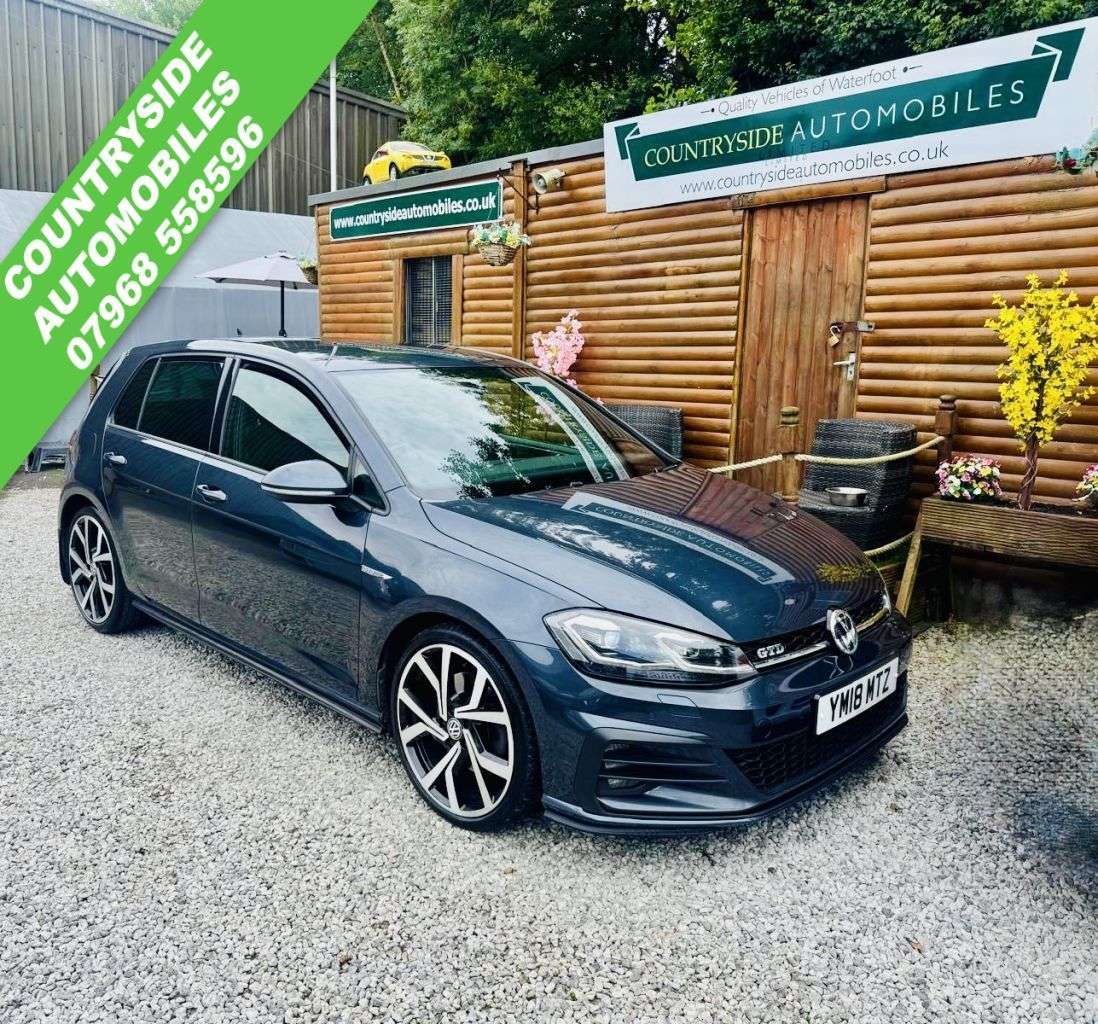 A 2018 VOLKSWAGEN GOLF 2.0 TDI GTD Hatchback 5dr Diesel DSG Euro 6 (s/s) (184 ps) ISAAC BLUE STEEL A 2018 VOLKSWAGEN GOLF 2.0 TDI GTD Hatchback 5dr Diesel DSG Euro 6 (s/s) (184 ps) ISAAC BLUE STEEL