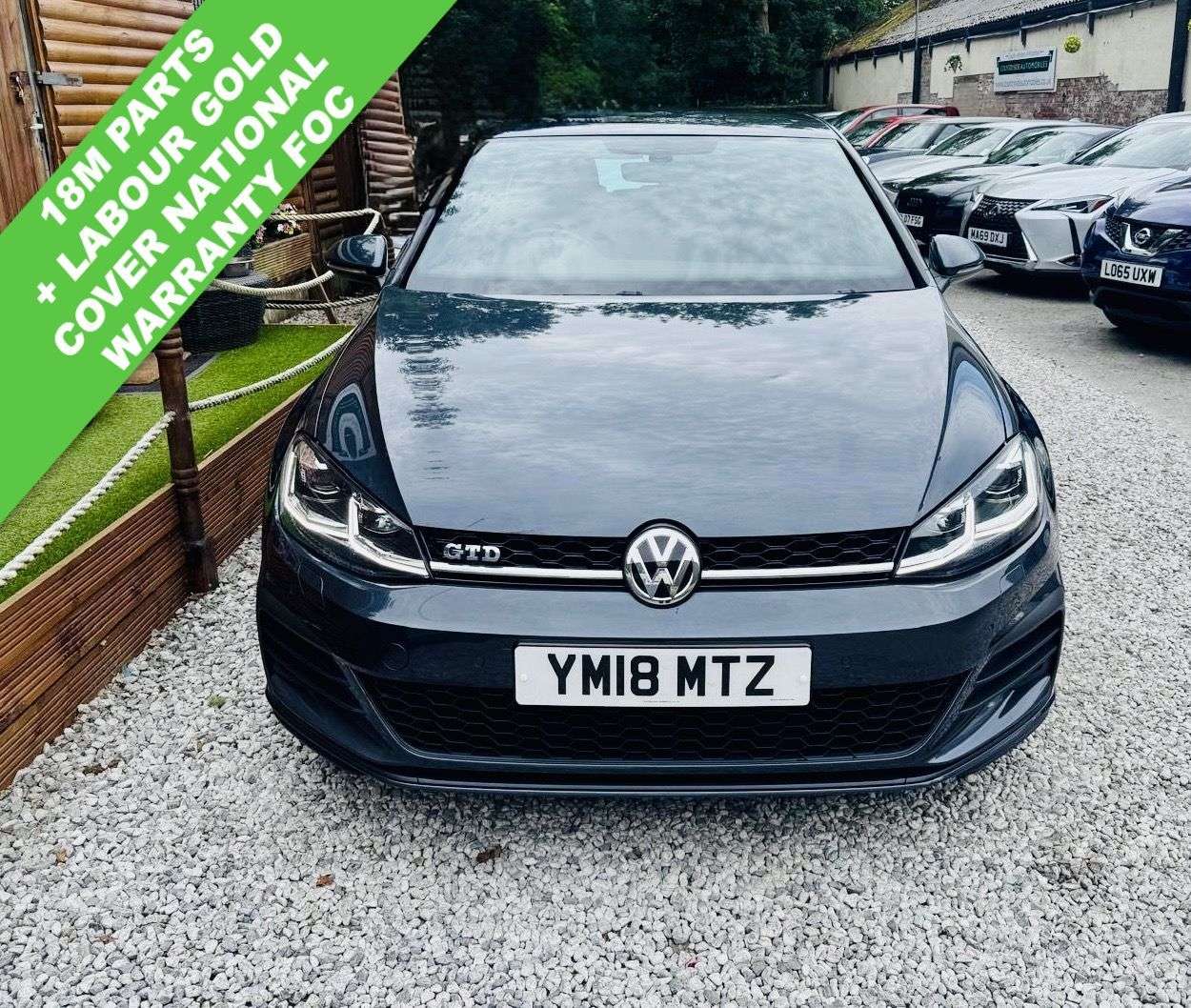 A 2018 VOLKSWAGEN GOLF 2.0 TDI GTD Hatchback 5dr Diesel DSG Euro 6 (s/s) (184 ps) ISAAC BLUE STEEL A 2018 VOLKSWAGEN GOLF 2.0 TDI GTD Hatchback 5dr Diesel DSG Euro 6 (s/s) (184 ps) ISAAC BLUE STEEL