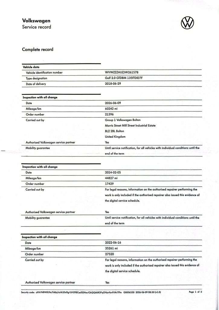 2018 VOLKSWAGEN GOLF 2018 VOLKSWAGEN GOLF
