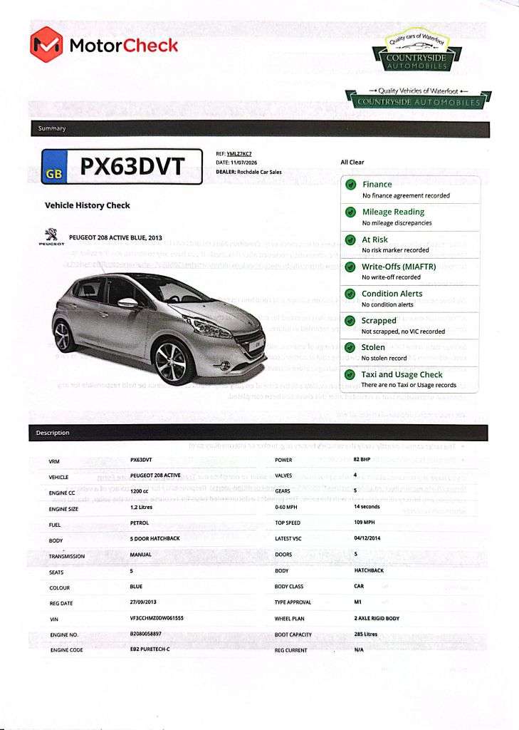 2013 PEUGEOT 208 2013 PEUGEOT 208
