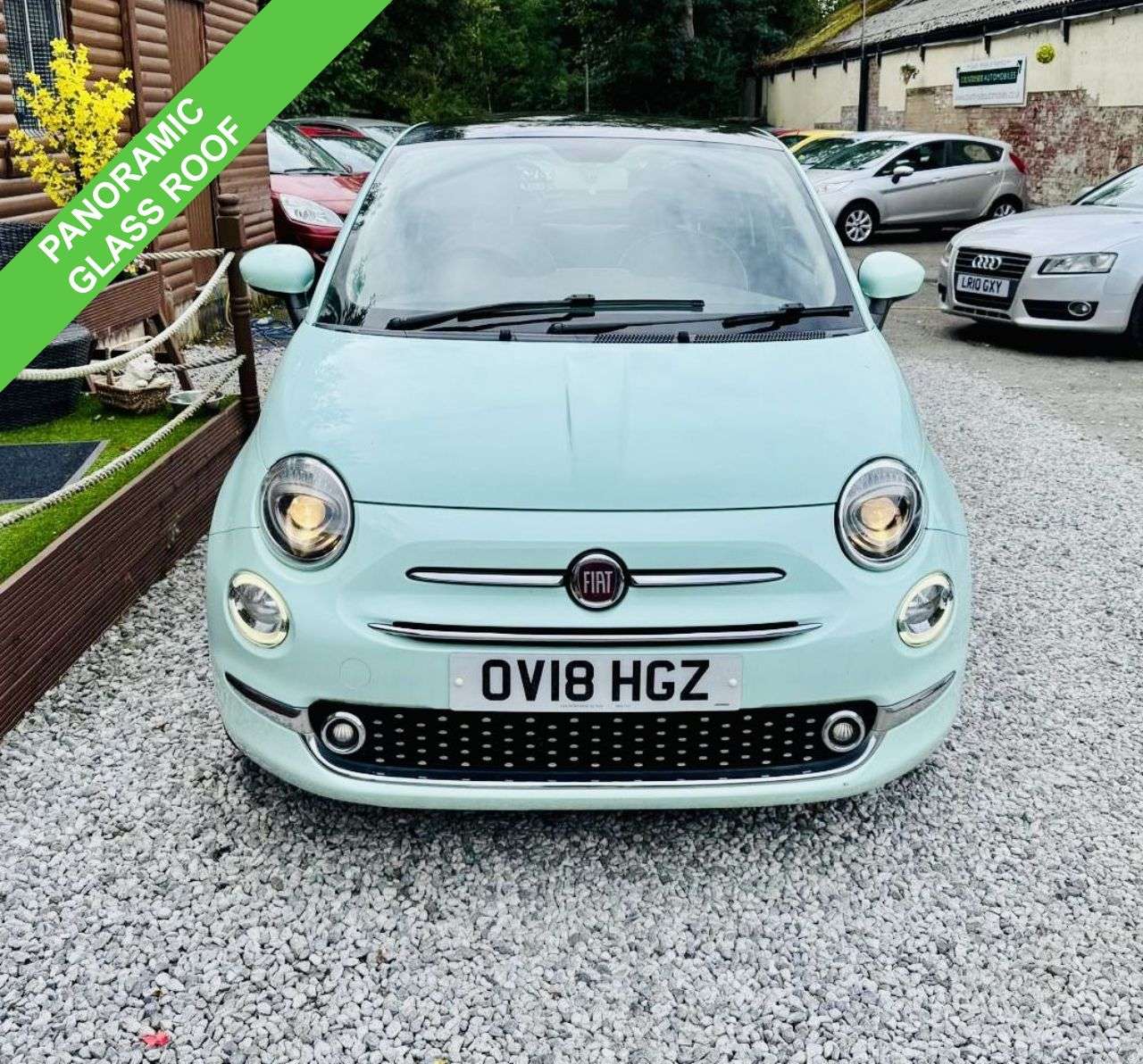 A 2018 FIAT 500 1.2 Lounge Hatchback 3dr Petrol Manual Euro 6 (s/s) (69 bhp) GLASS ROOF # B A 2018 FIAT 500 1.2 Lounge Hatchback 3dr Petrol Manual Euro 6 (s/s) (69 bhp) GLASS ROOF # B