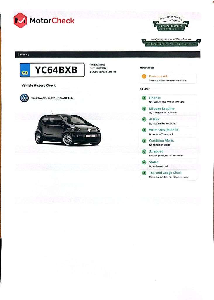 2014 VOLKSWAGEN UP! 2014 VOLKSWAGEN UP!