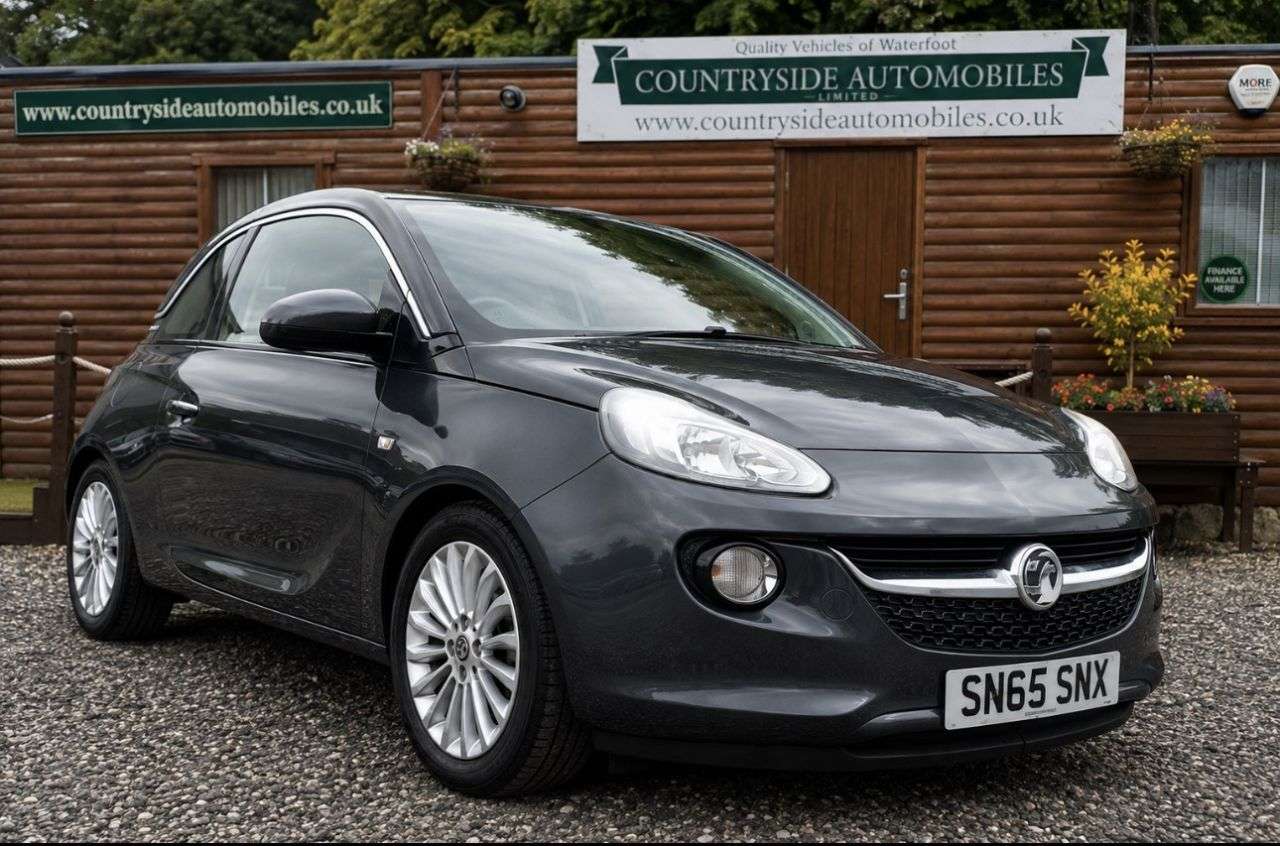 A 2015 VAUXHALL ADAM 1.2i GLAM Hatchback 3dr Petrol Manual Euro 6 (70 ps) GREAT VALUE GLAM &bull A 2015 VAUXHALL ADAM 1.2i GLAM Hatchback 3dr Petrol Manual Euro 6 (70 ps) GREAT VALUE GLAM &bull