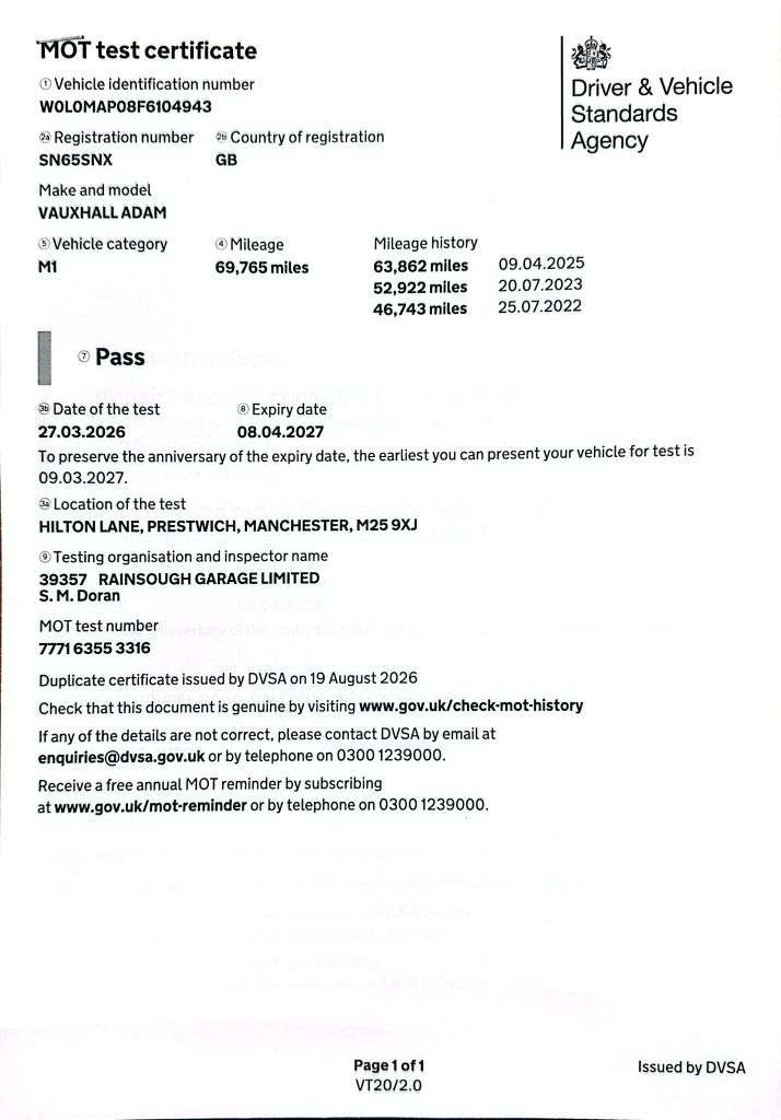 2015 VAUXHALL ADAM 2015 VAUXHALL ADAM