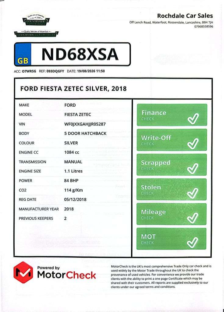 2018 FORD FIESTA 2018 FORD FIESTA