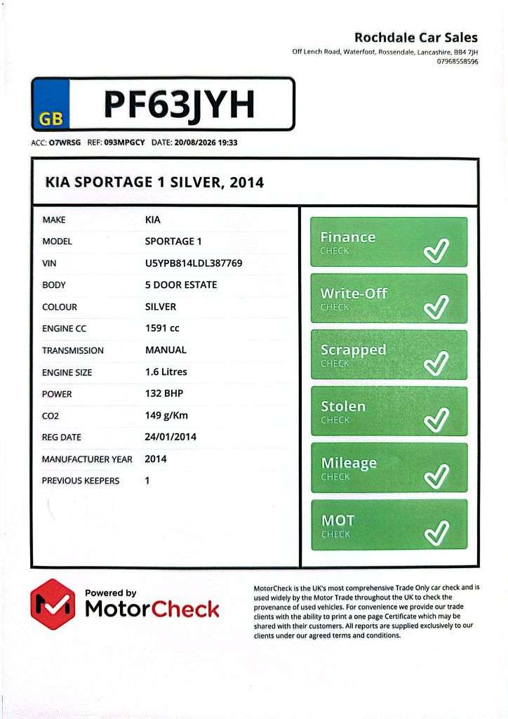2014 KIA SPORTAGE 2014 KIA SPORTAGE