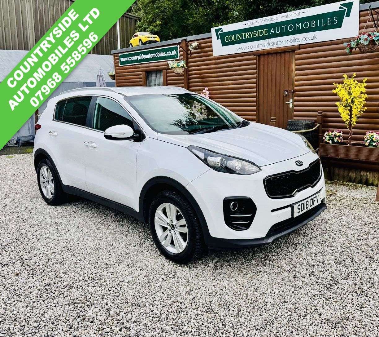 A 2018 KIA SPORTAGE 1.6 GDi 2 SUV 5dr Petrol Manual Euro 6 (s/s) (130 bhp) SAT NAV | CAMERA | C A 2018 KIA SPORTAGE 1.6 GDi 2 SUV 5dr Petrol Manual Euro 6 (s/s) (130 bhp) SAT NAV | CAMERA | C
