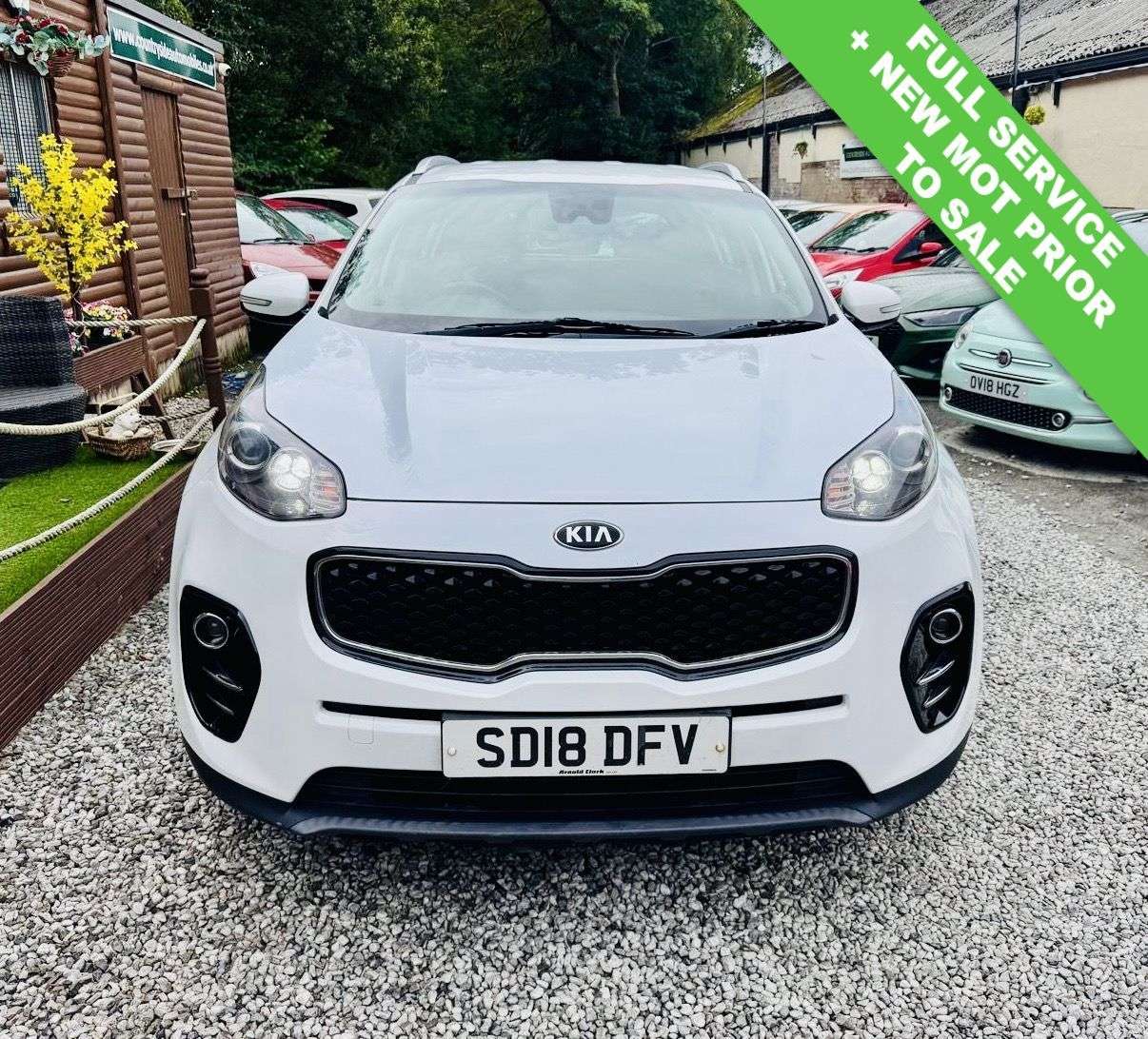 A 2018 KIA SPORTAGE 1.6 GDi 2 SUV 5dr Petrol Manual Euro 6 (s/s) (130 bhp) SAT NAV | CAMERA | C A 2018 KIA SPORTAGE 1.6 GDi 2 SUV 5dr Petrol Manual Euro 6 (s/s) (130 bhp) SAT NAV | CAMERA | C