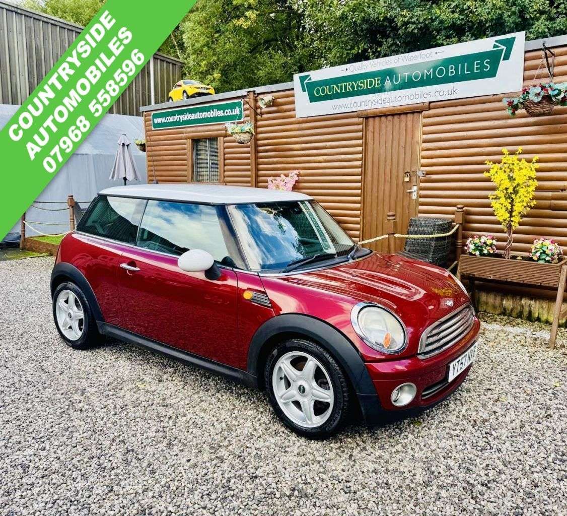 A 2007 MINI HATCH 1.6 Cooper Hatchback 3dr Petrol Manual Euro 4 (120 ps) “FULL LEATHER A 2007 MINI HATCH 1.6 Cooper Hatchback 3dr Petrol Manual Euro 4 (120 ps) “FULL LEATHER
