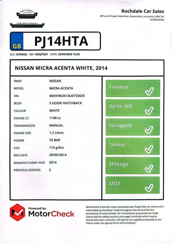2014 NISSAN MICRA 2014 NISSAN MICRA