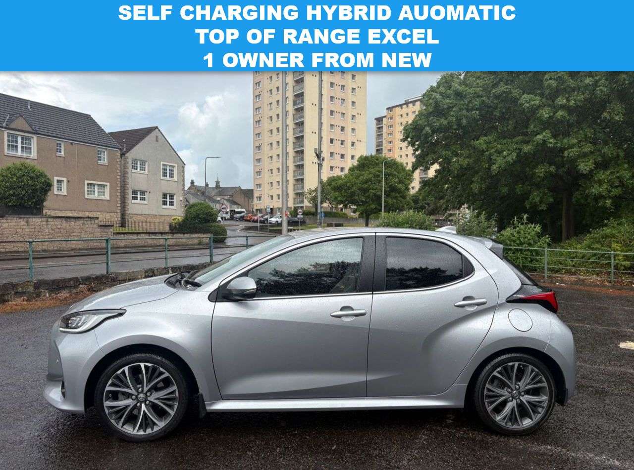 A 2023 TOYOTA YARIS 1.5 VVT-h Excel Hatchback 5dr Petrol Hybrid E-CVT Euro 6 (s/s) (116 ps) A 2023 TOYOTA YARIS 1.5 VVT-h Excel Hatchback 5dr Petrol Hybrid E-CVT Euro 6 (s/s) (116 ps)