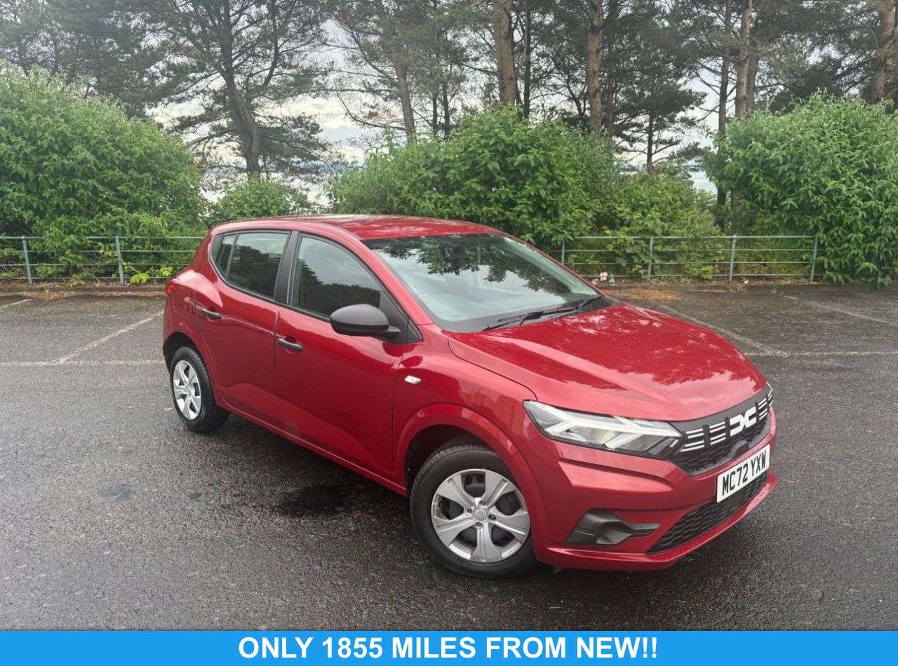 A 2023 DACIA SANDERO 1.0 TCe Essential Hatchback 5dr Petrol Manual Euro 6 (s/s) (90 ps) A 2023 DACIA SANDERO 1.0 TCe Essential Hatchback 5dr Petrol Manual Euro 6 (s/s) (90 ps)