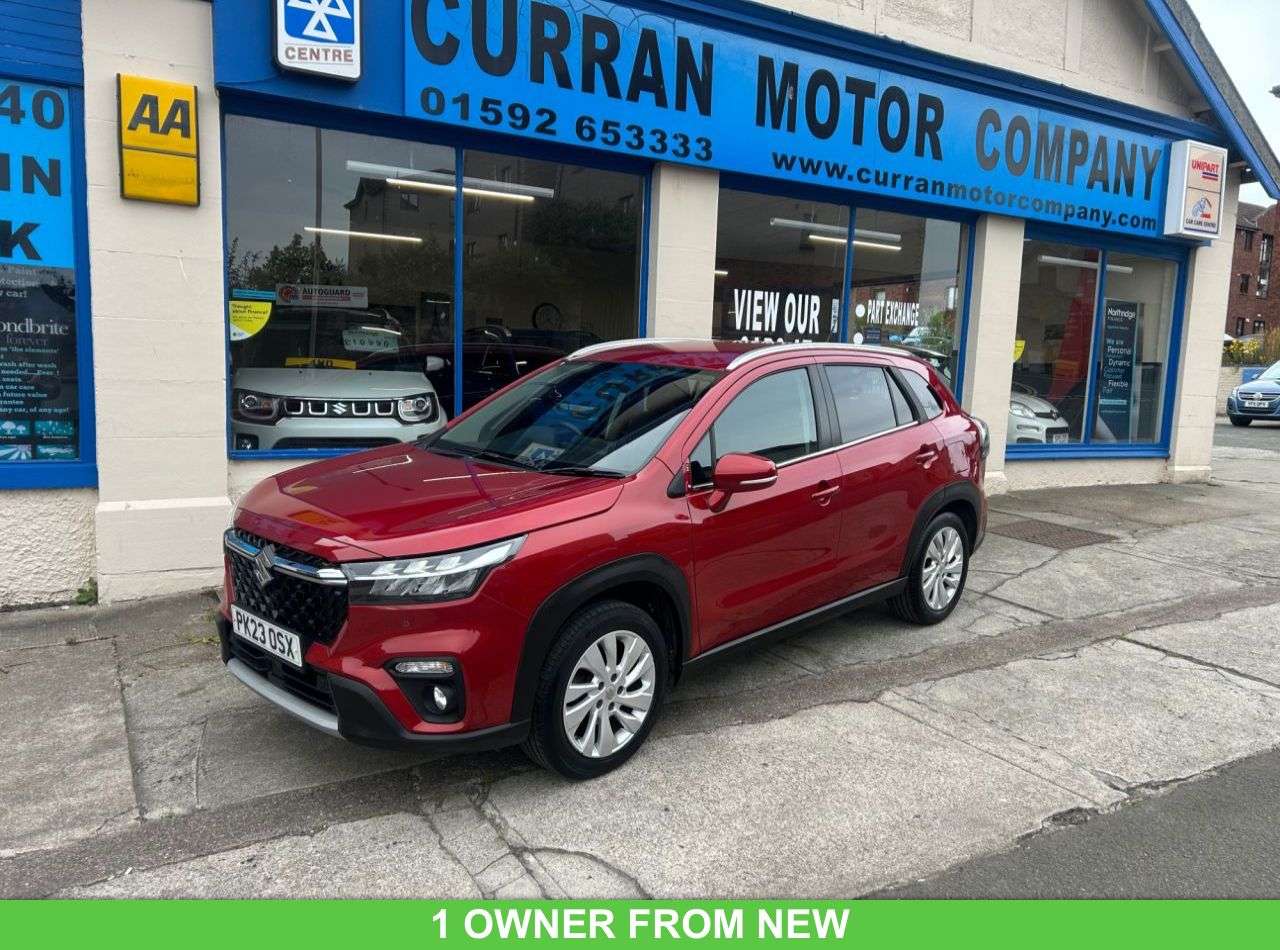A 2023 SUZUKI S-CROSS 1.4 Boosterjet MHEV Motion SUV 5dr Petrol Hybrid Manual Euro 6 (s/s) (129 p A 2023 SUZUKI S-CROSS 1.4 Boosterjet MHEV Motion SUV 5dr Petrol Hybrid Manual Euro 6 (s/s) (129 p