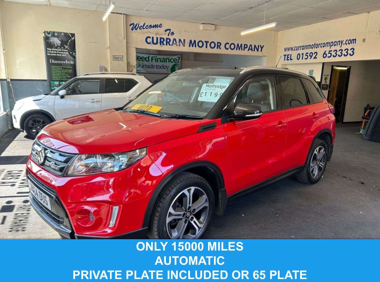 A 2015 SUZUKI VITARA 1.6 SZ5 SUV 5dr Petrol Auto Euro 6 (s/s) (120 ps) A 2015 SUZUKI VITARA 1.6 SZ5 SUV 5dr Petrol Auto Euro 6 (s/s) (120 ps)