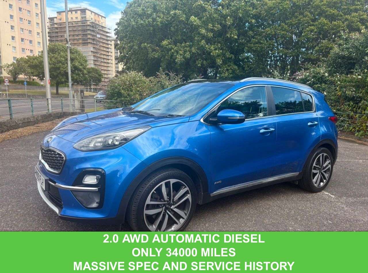 A 2019 KIA SPORTAGE 2.0 CRDi EcoDynamics+ 4 SUV 5dr Diesel Auto AWD Euro 6 (s/s) (182 bhp) A 2019 KIA SPORTAGE 2.0 CRDi EcoDynamics+ 4 SUV 5dr Diesel Auto AWD Euro 6 (s/s) (182 bhp)
