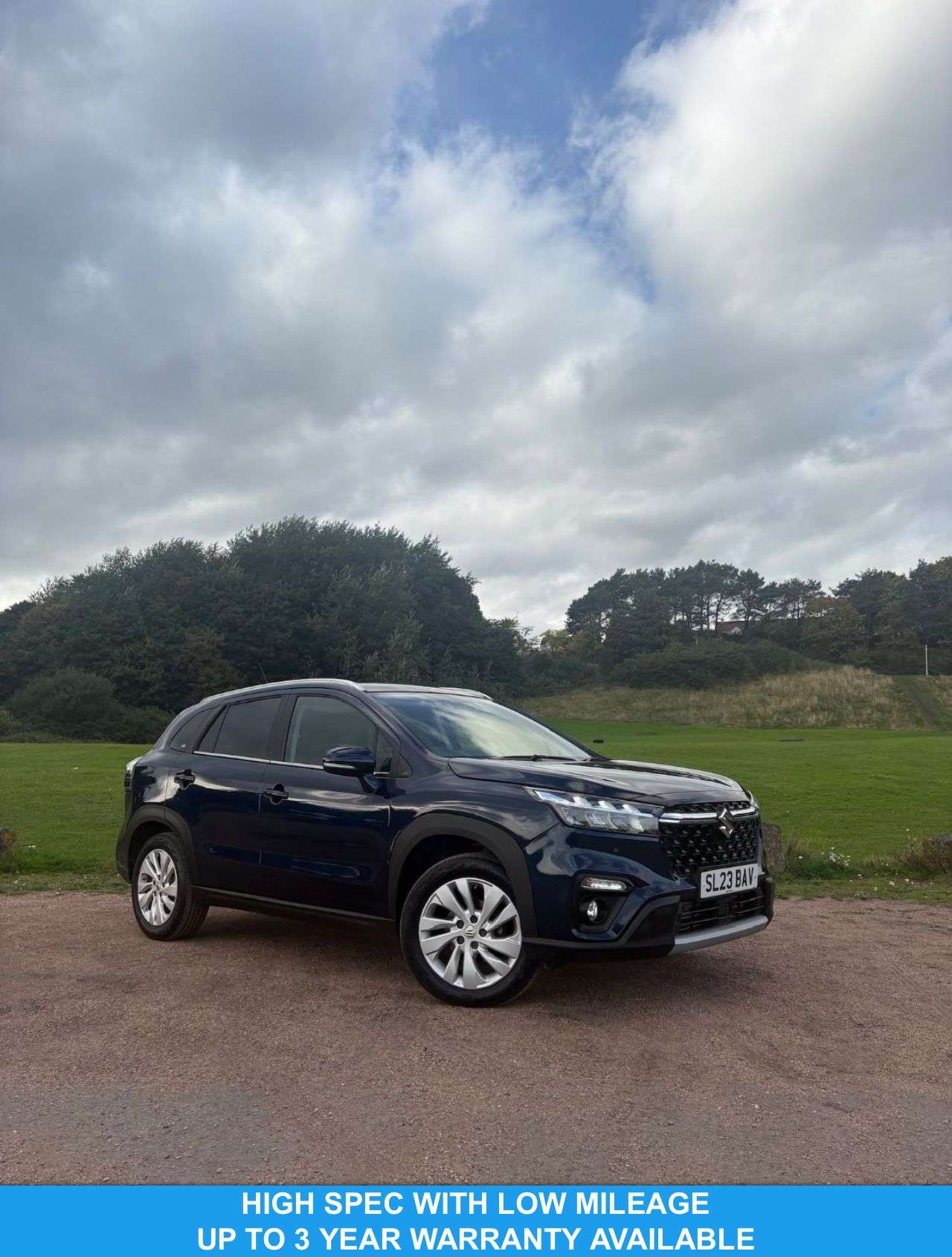 A 2023 SUZUKI S-CROSS 1.4 Boosterjet MHEV Motion SUV 5dr Petrol Hybrid Manual Euro 6 (s/s) (129 p A 2023 SUZUKI S-CROSS 1.4 Boosterjet MHEV Motion SUV 5dr Petrol Hybrid Manual Euro 6 (s/s) (129 p
