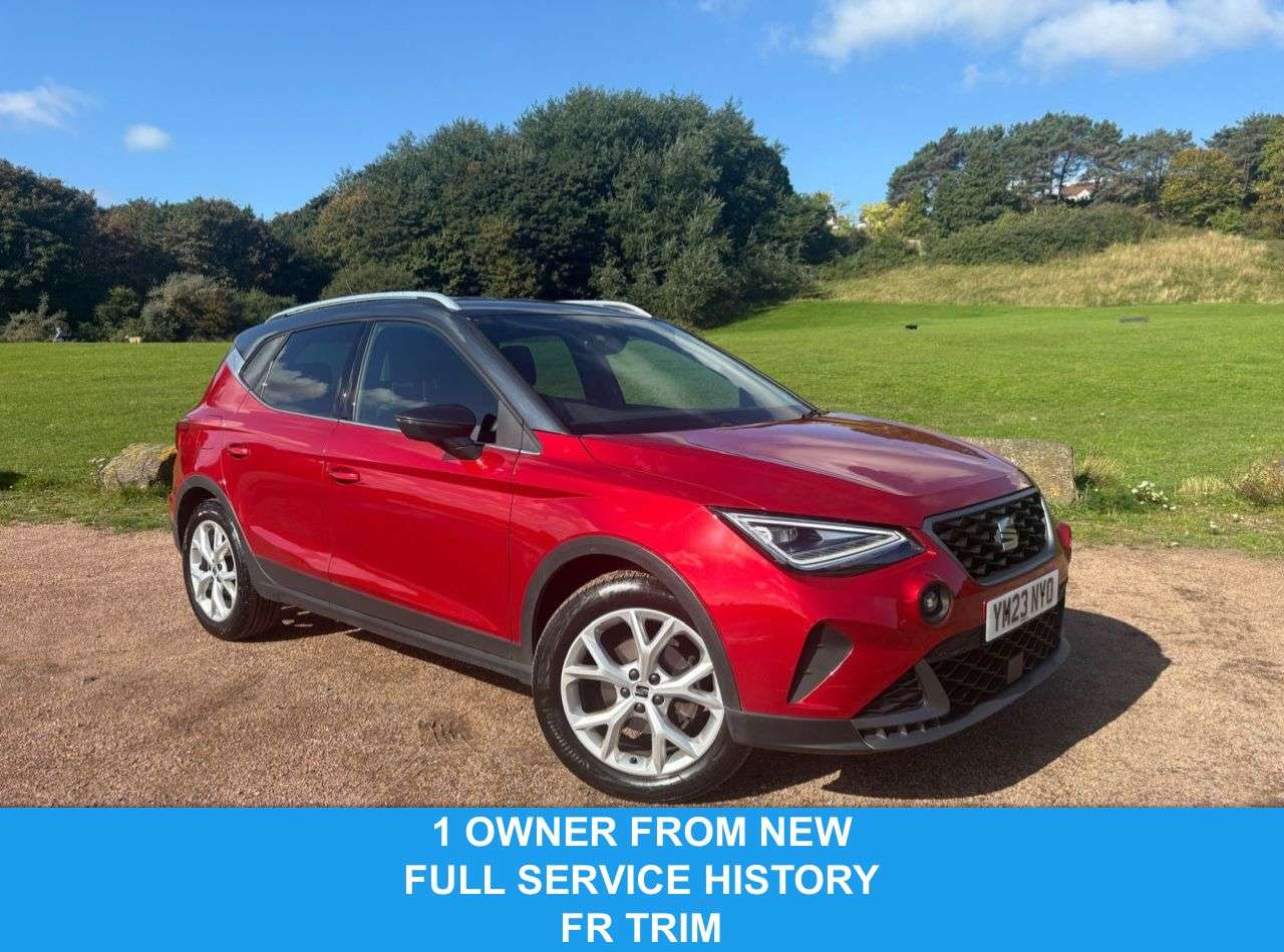 A 2023 SEAT ARONA 1.0 TSI FR SUV 5dr Petrol Manual Euro 6 (s/s) (110 ps) A 2023 SEAT ARONA 1.0 TSI FR SUV 5dr Petrol Manual Euro 6 (s/s) (110 ps)