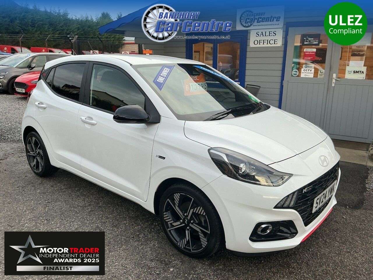 A 2024 HYUNDAI I10 1.0 T-GDi N Line Hatchback 5dr Petrol Manual Euro 6 (s/s) (100 ps) Great sp A 2024 HYUNDAI I10 1.0 T-GDi N Line Hatchback 5dr Petrol Manual Euro 6 (s/s) (100 ps) Great sp