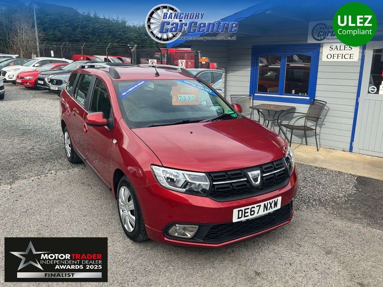 A 2017 DACIA LOGAN MCV 0.9 TCe Laureate Estate 5dr Petrol Manual Euro 6 (s/s) (90 ps) Loads of spa A 2017 DACIA LOGAN MCV 0.9 TCe Laureate Estate 5dr Petrol Manual Euro 6 (s/s) (90 ps) Loads of spa