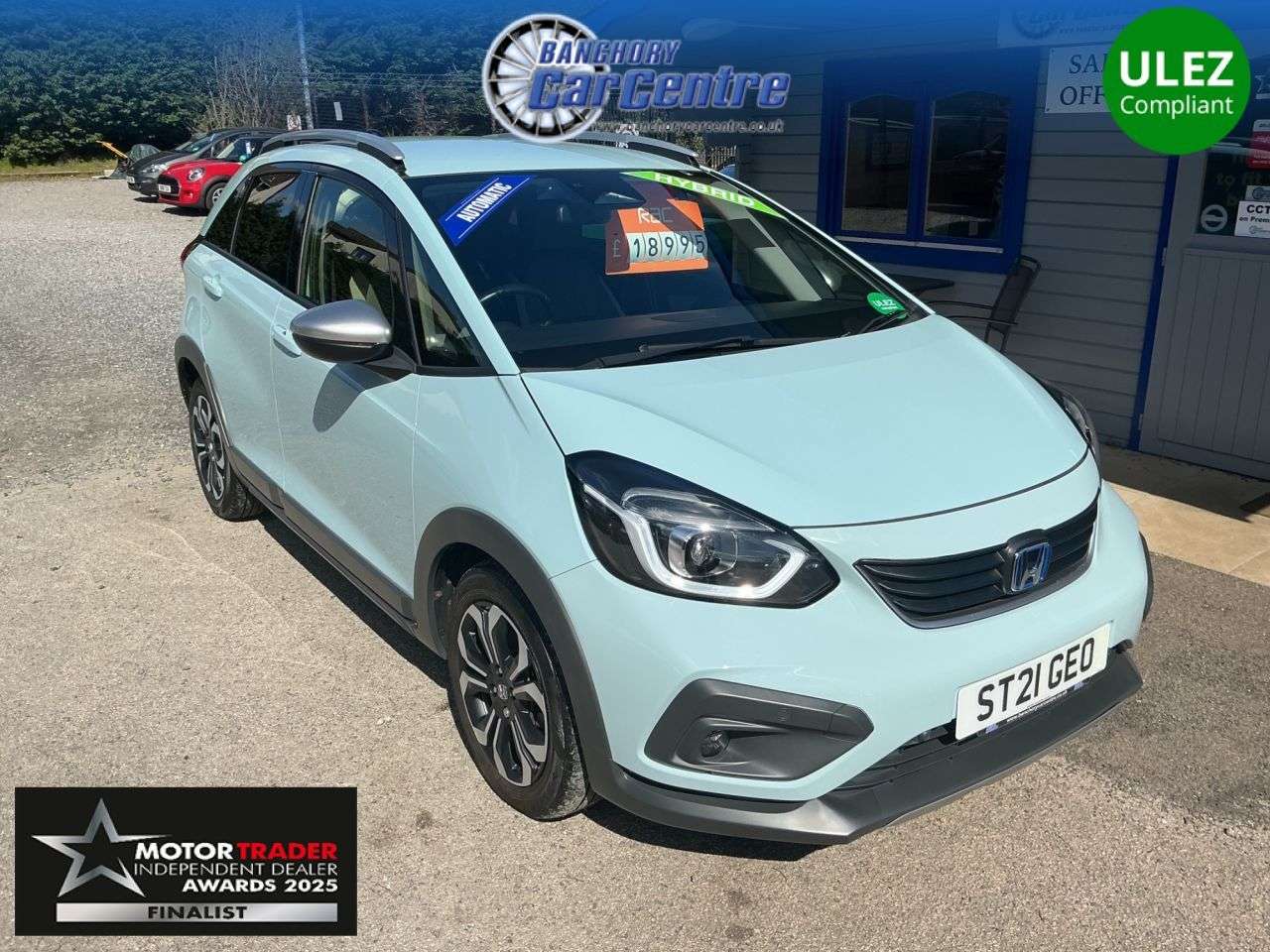 A 2021 HONDA JAZZ 1.5 h i-MMD Crosstar EX Hatchback 5dr Petrol Hybrid eCVT Euro 6 (s/s) (107 A 2021 HONDA JAZZ 1.5 h i-MMD Crosstar EX Hatchback 5dr Petrol Hybrid eCVT Euro 6 (s/s) (107