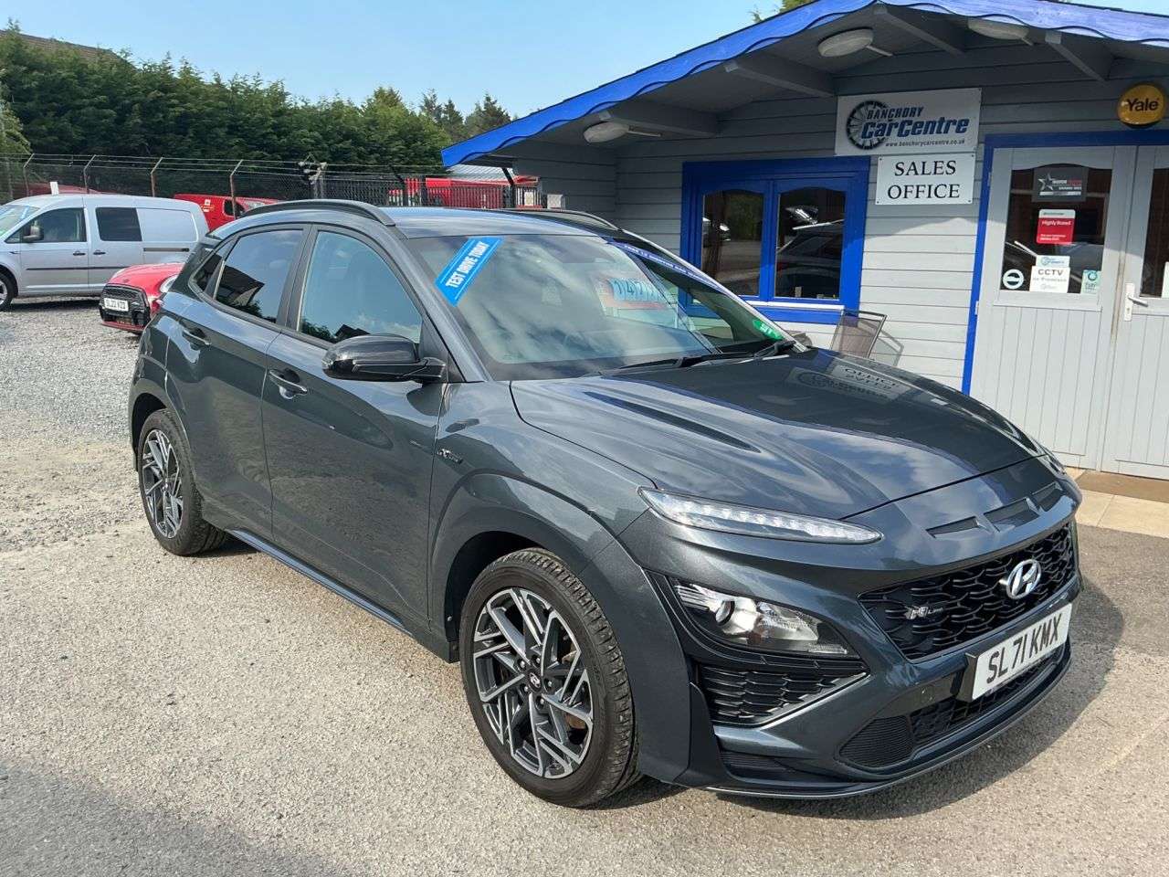 A 2021 HYUNDAI KONA 1.0 T-GDi MHEV N Line SUV 5dr Petrol Hybrid Manual Euro 6 (s/s) (120 ps) Lo A 2021 HYUNDAI KONA 1.0 T-GDi MHEV N Line SUV 5dr Petrol Hybrid Manual Euro 6 (s/s) (120 ps) Lo