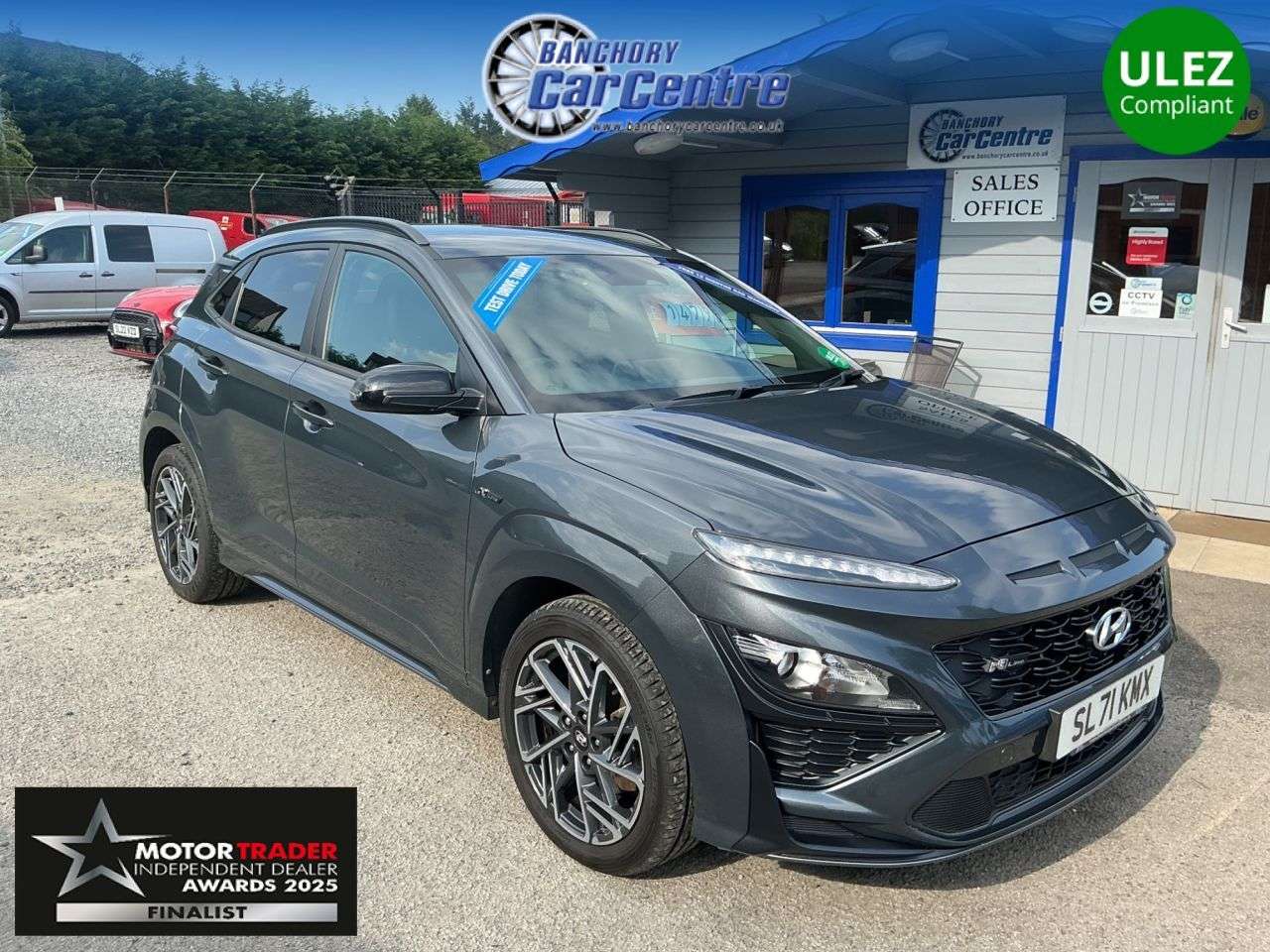 A 2021 HYUNDAI KONA 1.0 T-GDi MHEV N Line SUV 5dr Petrol Hybrid Manual Euro 6 (s/s) (120 ps) Lo A 2021 HYUNDAI KONA 1.0 T-GDi MHEV N Line SUV 5dr Petrol Hybrid Manual Euro 6 (s/s) (120 ps) Lo