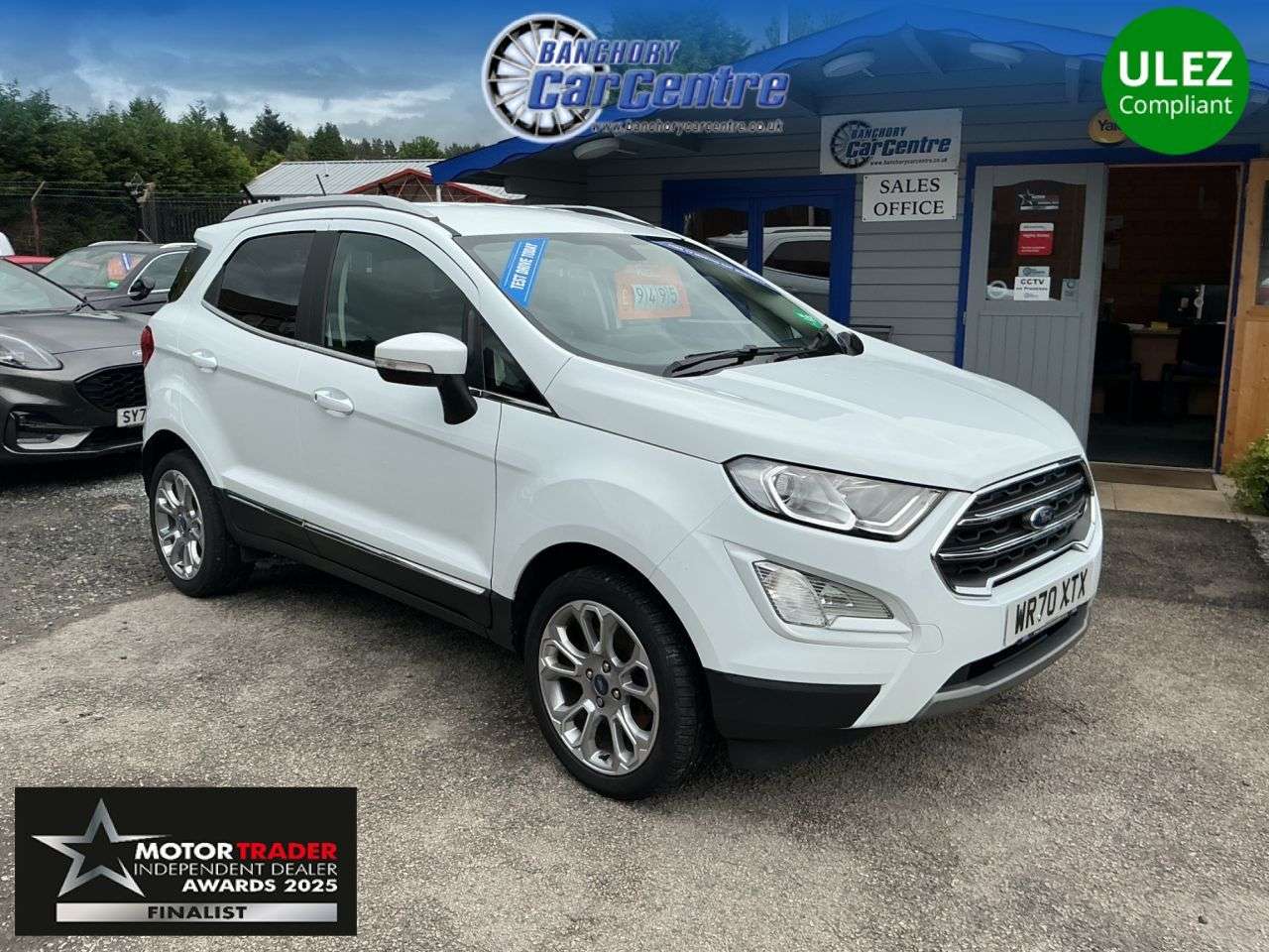 A 2020 FORD ECOSPORT 1.0T EcoBoost GPF Titanium SUV 5dr Petrol Manual Euro 6 (s/s) (125 ps) Exce A 2020 FORD ECOSPORT 1.0T EcoBoost GPF Titanium SUV 5dr Petrol Manual Euro 6 (s/s) (125 ps) Exce