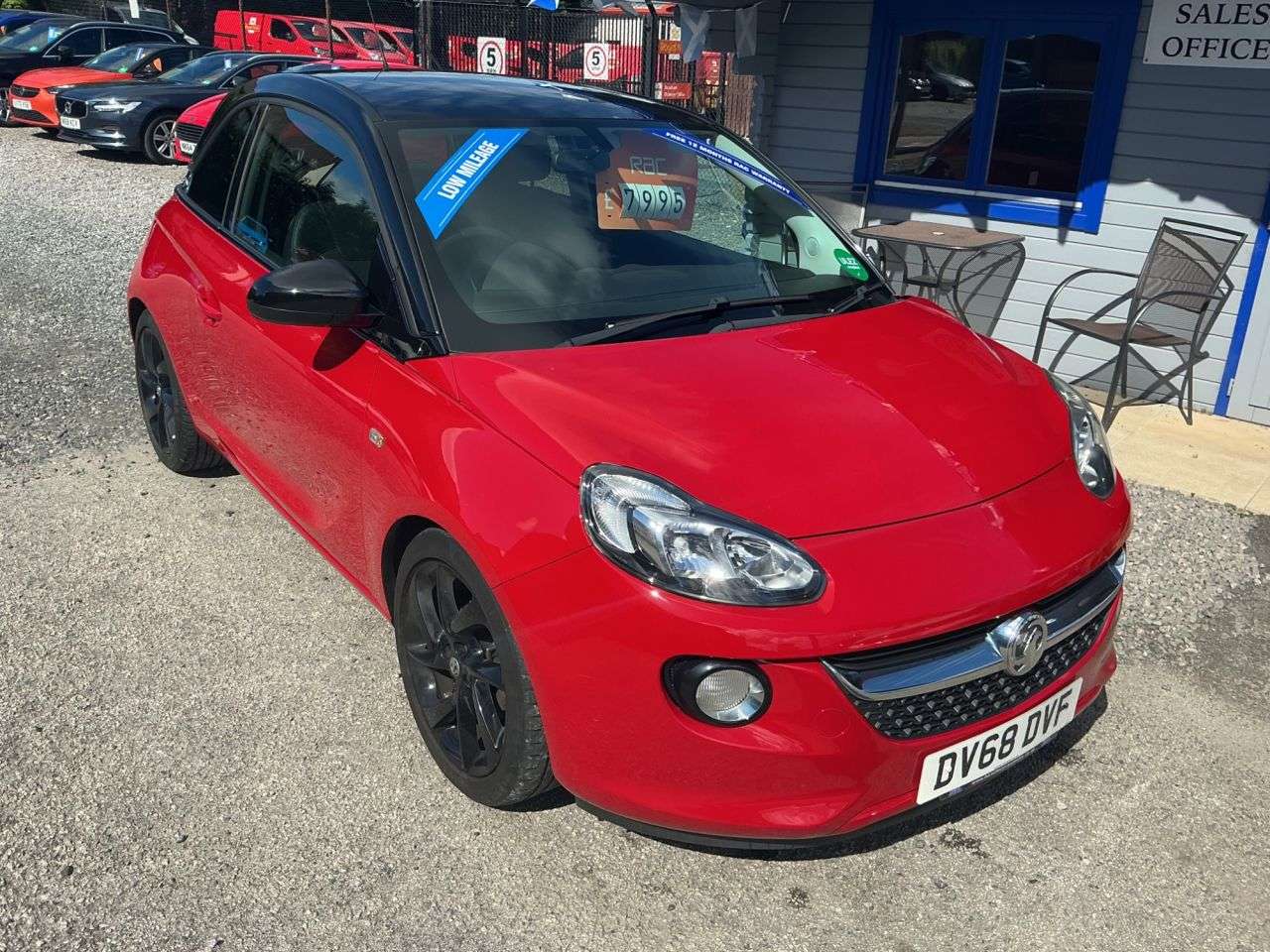 A 2018 VAUXHALL ADAM 1.2i ENERGISED Hatchback 3dr Petrol Manual Euro 6 (70 ps) Low mileage A 2018 VAUXHALL ADAM 1.2i ENERGISED Hatchback 3dr Petrol Manual Euro 6 (70 ps) Low mileage