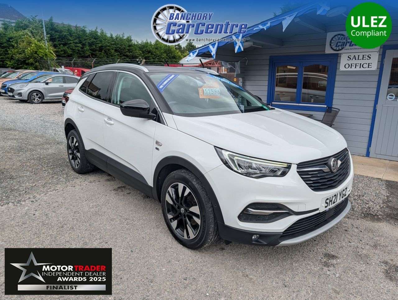 A 2021 VAUXHALL GRANDLAND X 1.2 Turbo Griffin Edition SUV 5dr Petrol Manual Euro 6 (s/s) (130 ps) Great A 2021 VAUXHALL GRANDLAND X 1.2 Turbo Griffin Edition SUV 5dr Petrol Manual Euro 6 (s/s) (130 ps) Great