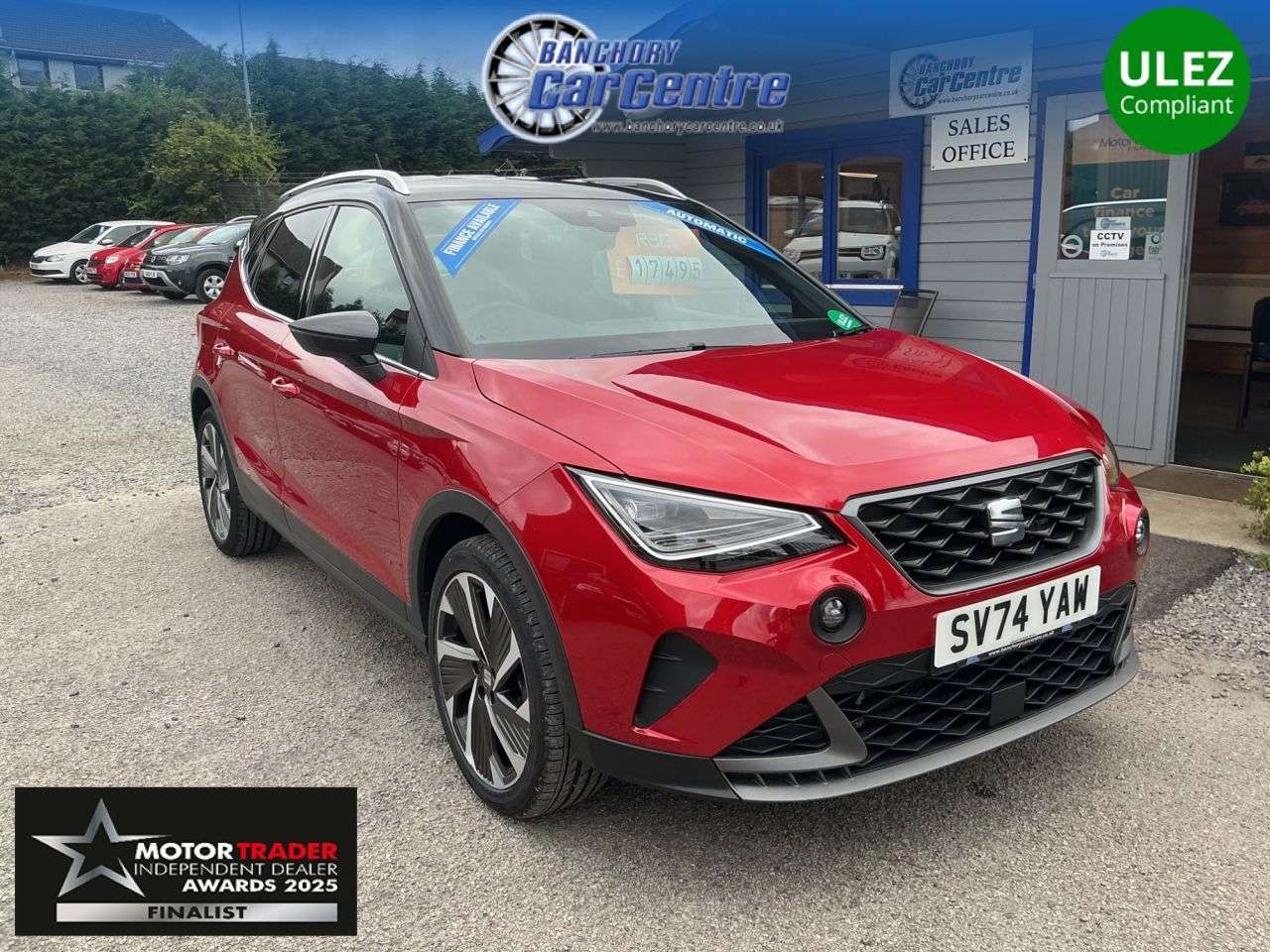A 2024 SEAT ARONA 1.5 TSI FR Sport SUV 5dr Petrol DSG Euro 6 (s/s) (150 ps) Great performance A 2024 SEAT ARONA 1.5 TSI FR Sport SUV 5dr Petrol DSG Euro 6 (s/s) (150 ps) Great performance