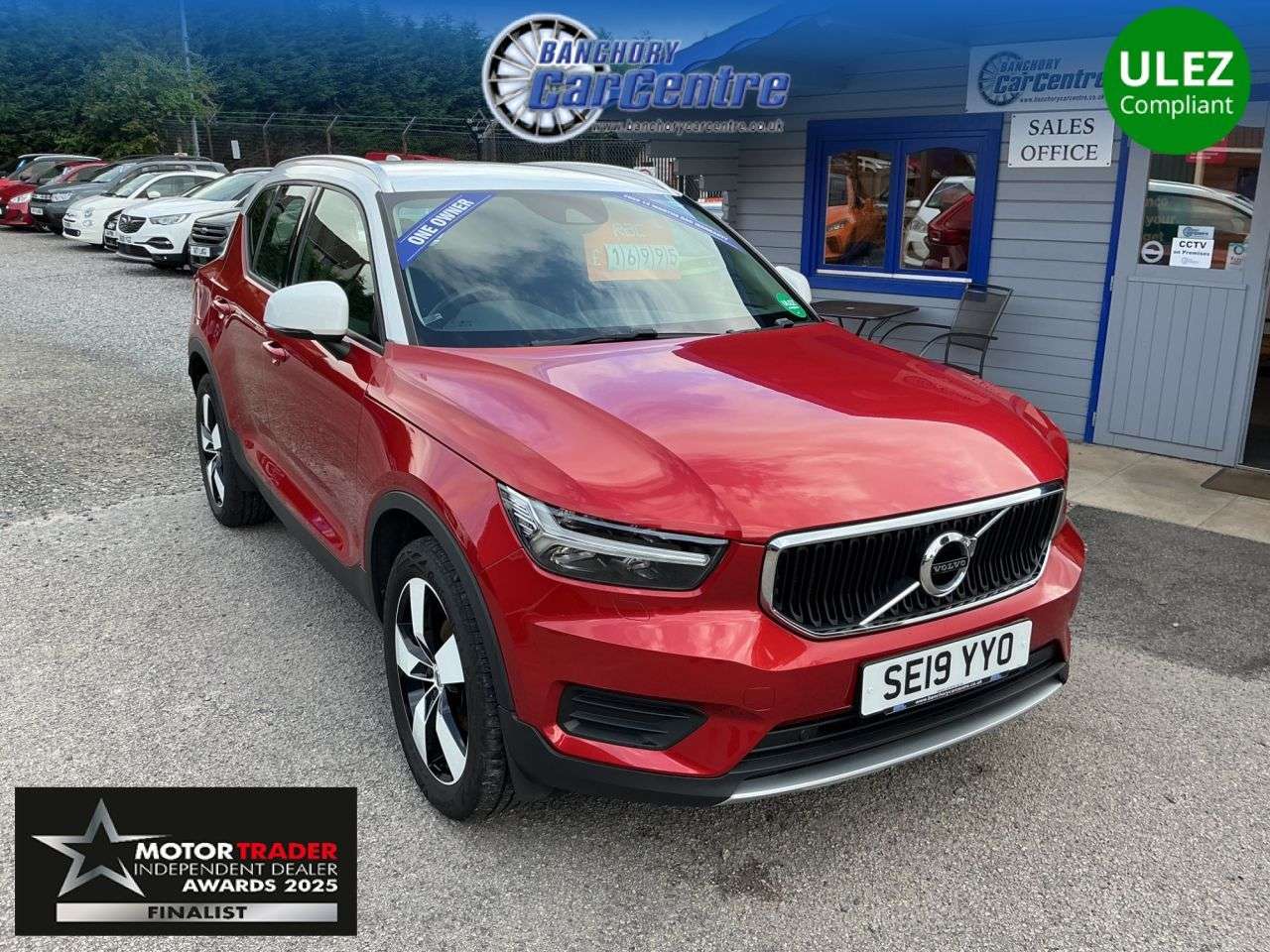 A 2019 VOLVO XC40 1.5 T3 Momentum SUV 5dr Petrol Manual Euro 6 (s/s) (163 ps) One owner from A 2019 VOLVO XC40 1.5 T3 Momentum SUV 5dr Petrol Manual Euro 6 (s/s) (163 ps) One owner from