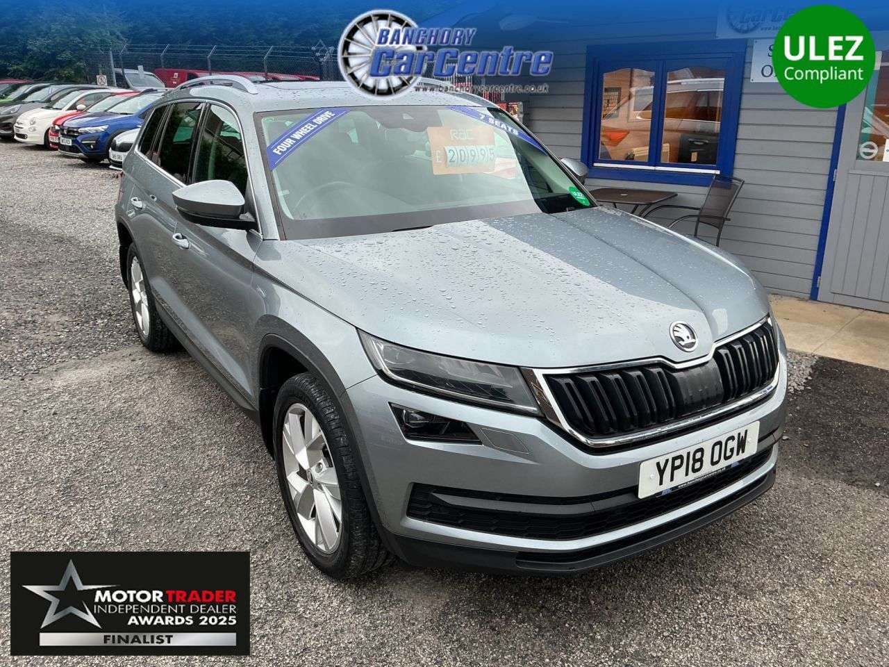 A 2018 SKODA KODIAQ 2.0 TDI Edition SUV 5dr Diesel DSG 4WD Euro 6 (s/s) (7 Seat) (190 ps) 4 Whe A 2018 SKODA KODIAQ 2.0 TDI Edition SUV 5dr Diesel DSG 4WD Euro 6 (s/s) (7 Seat) (190 ps) 4 Whe