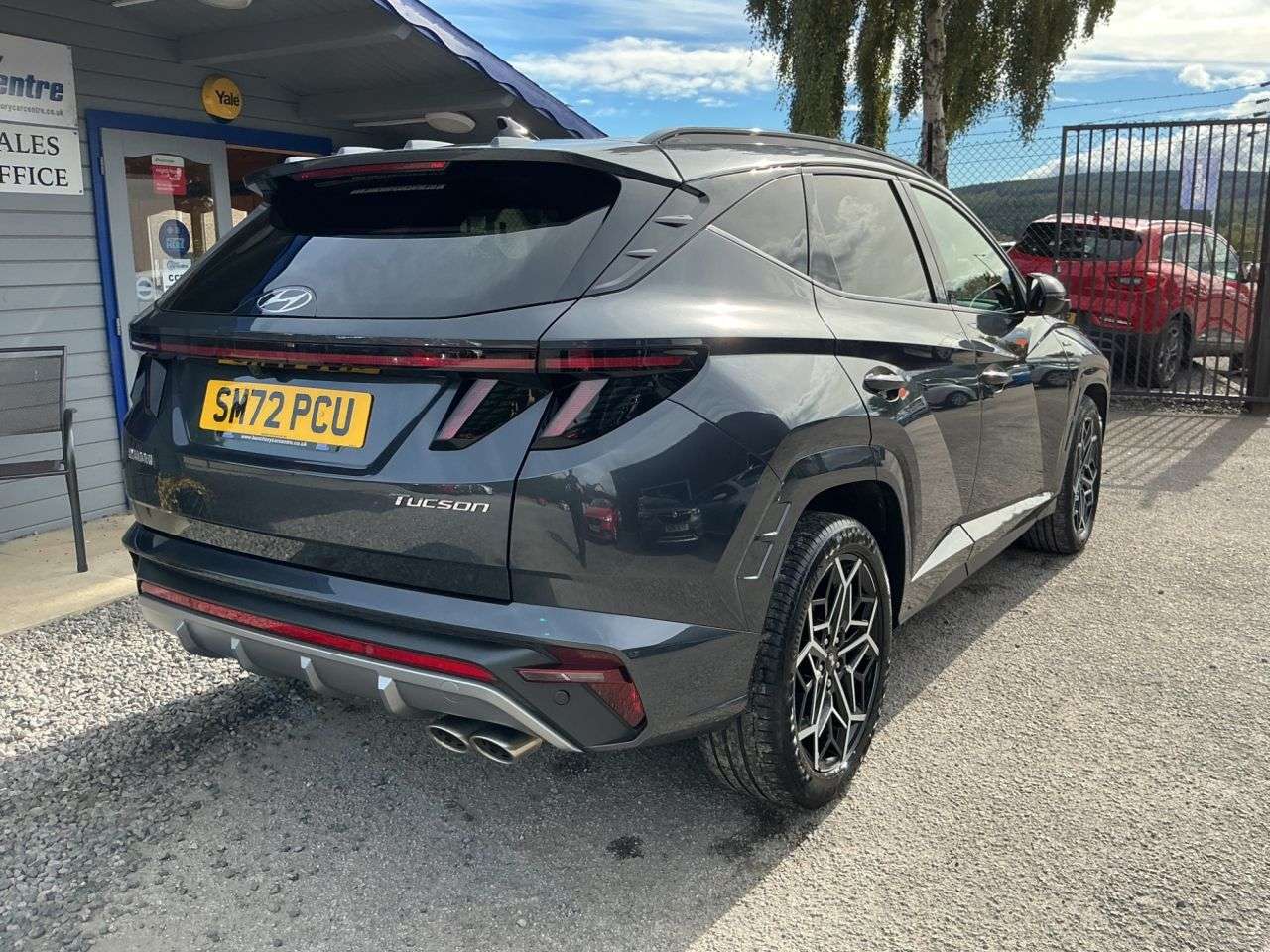 A 2023 HYUNDAI TUCSON 1.6 T-GDi N Line SUV 5dr Petrol Manual Euro 6 (s/s) (150 ps) Full Service H A 2023 HYUNDAI TUCSON 1.6 T-GDi N Line SUV 5dr Petrol Manual Euro 6 (s/s) (150 ps) Full Service H