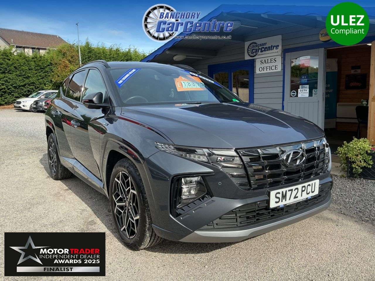A 2023 HYUNDAI TUCSON 1.6 T-GDi N Line SUV 5dr Petrol Manual Euro 6 (s/s) (150 ps) Full Service H A 2023 HYUNDAI TUCSON 1.6 T-GDi N Line SUV 5dr Petrol Manual Euro 6 (s/s) (150 ps) Full Service H