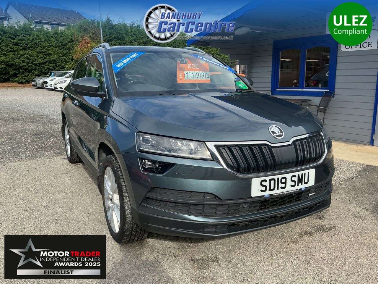 A 2019 SKODA KAROQ 1.0 TSI GPF SE L SUV 5dr Petrol Manual Euro 6 (s/s) (115 ps) Full Service H A 2019 SKODA KAROQ 1.0 TSI GPF SE L SUV 5dr Petrol Manual Euro 6 (s/s) (115 ps) Full Service H