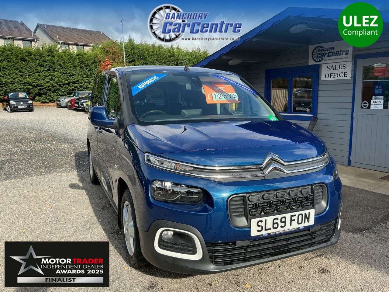A 2019 CITROEN BERLINGO 1.5 BlueHDi Feel M MPV 5dr Diesel EAT Euro 6 (s/s) (130 ps) Great condition A 2019 CITROEN BERLINGO 1.5 BlueHDi Feel M MPV 5dr Diesel EAT Euro 6 (s/s) (130 ps) Great condition