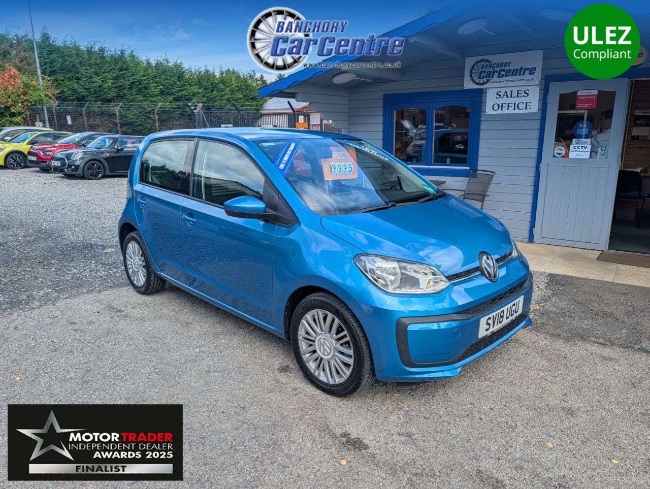 A 2018 VOLKSWAGEN UP! 1.0 Move up! Hatchback 5dr Petrol ASG Euro 6 (s/s) (60 ps) Very Low Mileage A 2018 VOLKSWAGEN UP! 1.0 Move up! Hatchback 5dr Petrol ASG Euro 6 (s/s) (60 ps) Very Low Mileage