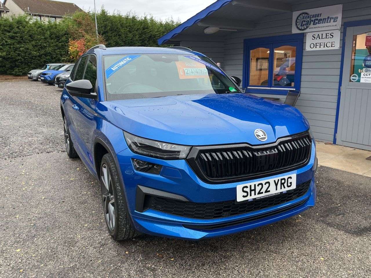 A 2022 SKODA KODIAQ 1.5 TSI ACT SportLine SUV 5dr Petrol DSG Euro 6 (s/s) (7 Seat) (150 ps) Gre A 2022 SKODA KODIAQ 1.5 TSI ACT SportLine SUV 5dr Petrol DSG Euro 6 (s/s) (7 Seat) (150 ps) Gre