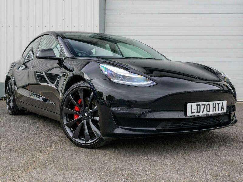 A 2020 TESLA MODEL 3 (Dual Motor) Performance Saloon 4dr Electric Auto 4WDE (Performance Upgrade) (449 bhp) A 2020 TESLA MODEL 3 (Dual Motor) Performance Saloon 4dr Electric Auto 4WDE (Performance Upgrade) (449 bhp)