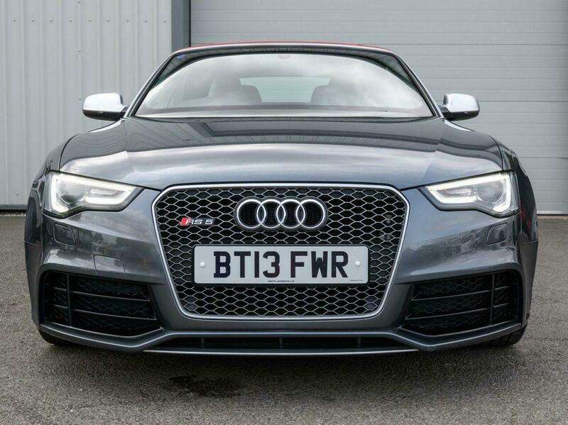 A 2013 AUDI RS5 4.2 FSI V8 Cabriolet 2dr Petrol S Tronic quattro Euro 5 (450 ps) A 2013 AUDI RS5 4.2 FSI V8 Cabriolet 2dr Petrol S Tronic quattro Euro 5 (450 ps)