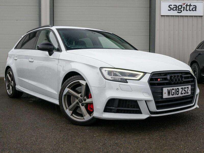 A 2018 AUDI S3 2.0 TFSI Black Edition Sportback 5dr Petrol S Tronic quattro Euro 6 (s/s) (300 ps) A 2018 AUDI S3 2.0 TFSI Black Edition Sportback 5dr Petrol S Tronic quattro Euro 6 (s/s) (300 ps)